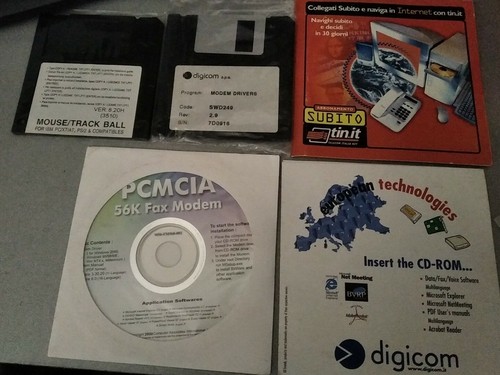 Vari modem software - cd,