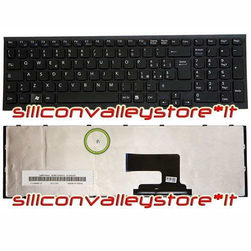 Tastiera ita v116646e nero con - ita,