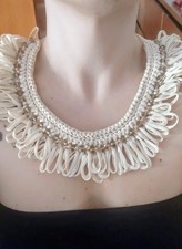 Collana fettuccia fatta a - fettuccia,