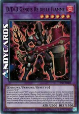D/D/D GENGIS RE DELLE FIAMME (D/D/D Flame King Genghis) Super R OP19 IT009 • Unl