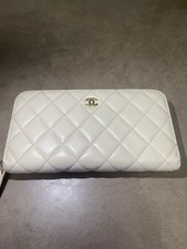 Portafoglio lungo originale Chanel Matelasse
