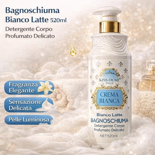Bagnoschiuma bianco latte - bianco,