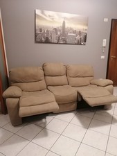 COPPIA DI DIVANI RECLINABILI (3 posti, 2 posti) ALTISSIMA QUALITÀ