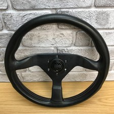 Volante 350mm in vera pelle