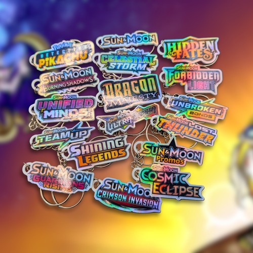 Pokemon binder tag keychains - binder,