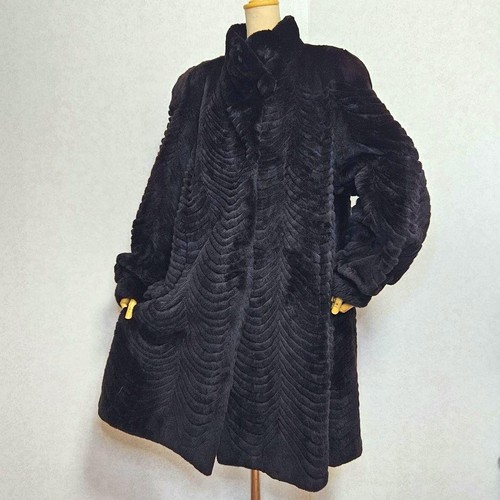 Cappotto visone lungo saga - cappotto,