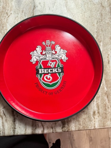 Vassoio servizio birra becks - servizio,