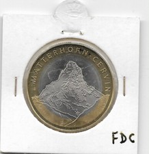 Moneta Svizzera 10 franchi anno 2004 Matterhorn- fior di conio