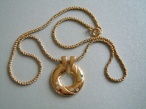 Collana con ciondolo - ciondolo, pietre