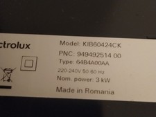 piano a induzione serie 300 electrolux kib60424ck  