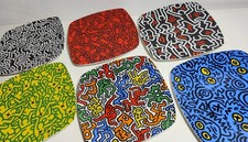 6 Piatti Keith Haring Tognana