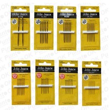 AGHI PUNTA TONDA LANA PUNTO CROCE RICAMO JOHN JAMES