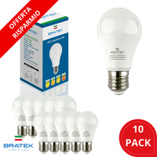 10PZ Lampadine LED E27 Luce