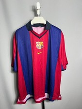 Maglia calcio Barcellona Nike vintage rara 2000 2001 2002 home football...