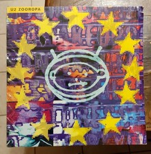 U2 ZOOROPA 1993 LP Disco Vinile Rock + RARE + Leggere Descrizione 