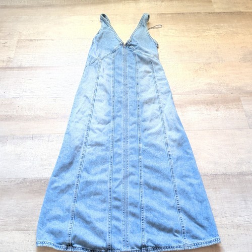 Zara maxi abito donna denim - maxi,