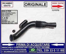 TUBO MANICOTTO SCATOLA FILTRO ARIA FIAT GRANDE PUNTO + EVO 1.4 BENZINA OK + GAS