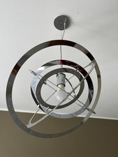 Lampadario Modello ATOMO. Acciaio Cromato