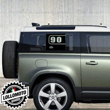 2x Adesivi Montanti Modello 90 Land Rover DEFENDER dal 2020 ad OGGI Stickers Acc