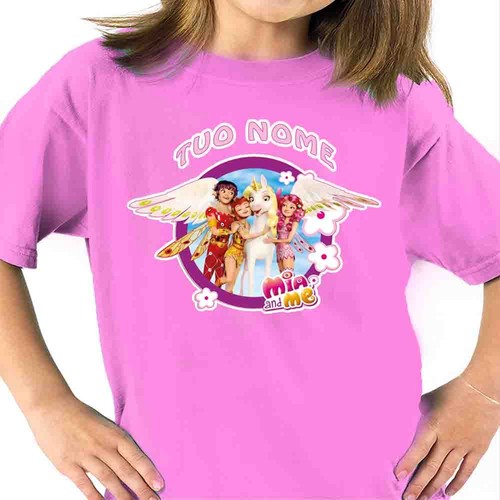 Mia and shirt - and, unicorno