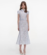 Abito Midi In Pizzo Guipure