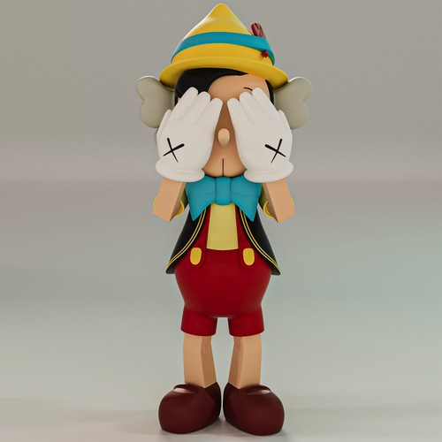 Kaws pinocchio - kaws, x