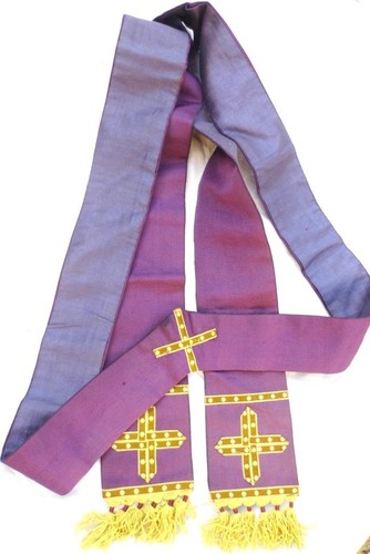 Stola prete cattolico vintage
