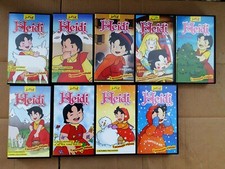 🟢  STORIA DI HEIDI JUNIOR - 9 VHS-CARTONI ANIMATI BUONE CONDIZIONI- M909-