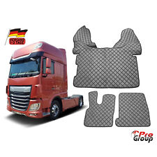 Tappetini Camion per DAF 106 LHD Rivestimento Eco Pelle Automatico GRIGIO