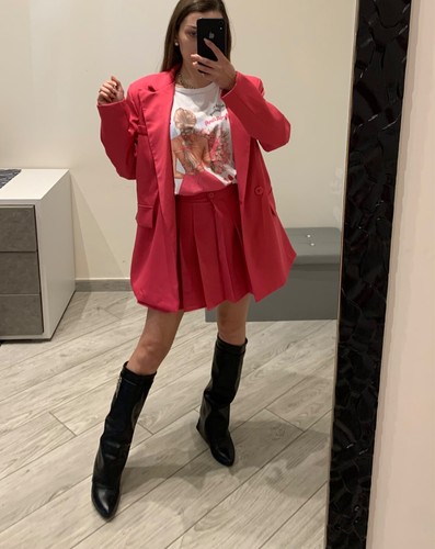 Gonna plissettata fuxia - gonna, xs/s