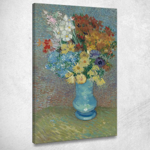 Fiori vaso blu vincent - fiori,