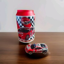 Lattina della Coca Cola + Modellino rarissimo Hot Wheels Ferrari 360 Modena 
