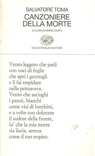 Canzoniere della morte toma - morte,