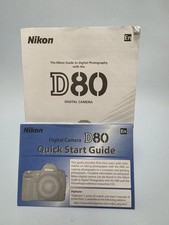 Nikon D80 manuale originale e guida rapida
