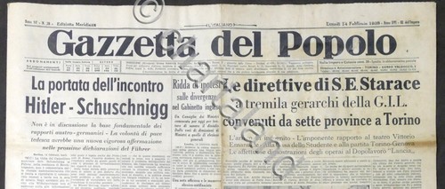 Giornale gazzetta del popolo - gazzetta,