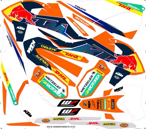 Grafiche ktm exc - grafiche, sxf