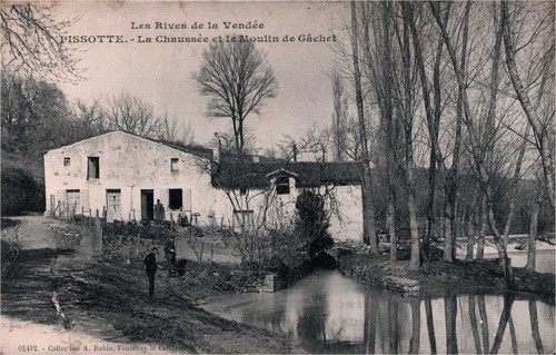 Cpa pissotte la chaussee - cpa,