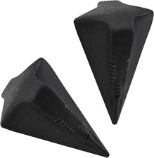 Confezione Da 2 Cuneo Spaccalegna Rotante Forgiato in Acciaio, Cuneo Da 1,6 Kg, 