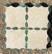 Cementine piastrelle pavimenti tessere siciliane d'epoca 26