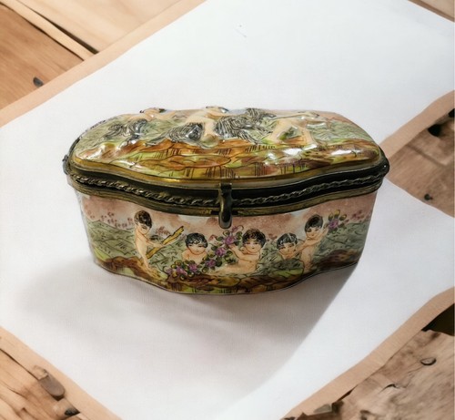 Scatola vintage capodimonte - scatola,