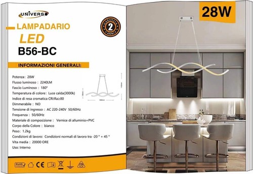 Lampadario universo led - universo,