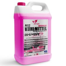 5L ANTIGELO ROSSO AF12+ G12+ LIQUIDO REFRIGERANTE -40°C per VW AUDI VAG MB MANN