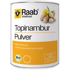 Raab Vitalfood Topinambur Bio Polvere 150g Vegano, Ricco di Fibre, Radice Solare
