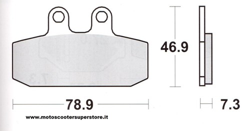 Coppia pastiglie anteriori sbs - coppia,