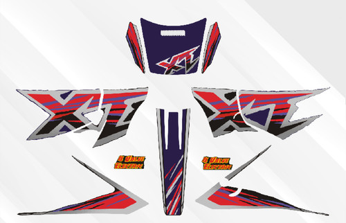 Adesivi 600 1996 - xt, moto