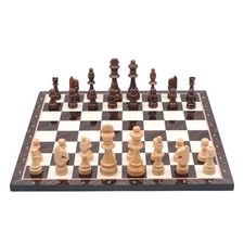 Set scacchi in legno effetto