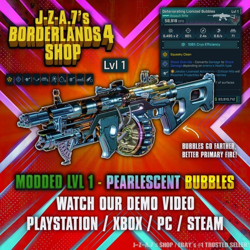 Borderlands modded lvl 1 - modded,