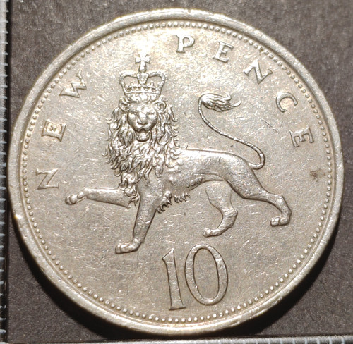 New pence elizabeth 1980 - 10,