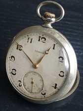 ZENITH primi 900 antico e raro orologio da tasca / taschino 48mm funzionante 