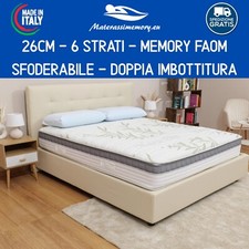 Materasso Memory ALOE THERAPY alto 26 cm dispositivo medico detraibile